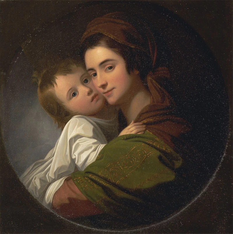 Ritratto di Elizabeth West (nata Shewell) e suo figlio Raffaello - Yale Center for British Art